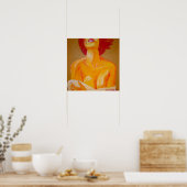 サンキス，ポスター，オレンジ，人生，礼拝，キムバ ポスター (キッチン)