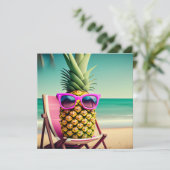 サンキスPineappleグリーティ空白のングカード (スタンド正面)