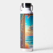 サンキャッチャー付きウィンドウの海 ウォーターボトル (正面)