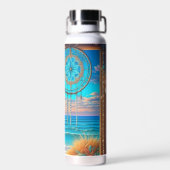 サンキャッチャー付きウィンドウの海 ウォーターボトル (背面)