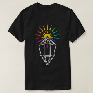 サンキャッチャー プリズム 幾何学 水晶 Tシャツ
