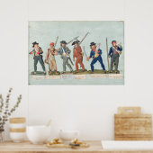 サンキュロット照明彼のパイプ ポスター (キッチン)