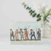 サンキュロット照明彼のパイプ ポストカード (スタンド正面)