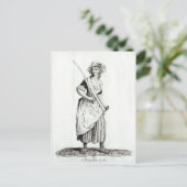 サンキュロット（メス）、1792 ポストカード (スタンド正面)