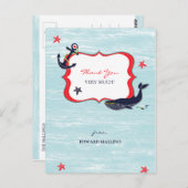 サンキューいかりホエールポストカード ポストカード (正面/裏面)