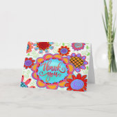 サンキューおもしろいフローラ カード (正面)