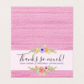 サンキューお洒落フローラバラ素朴ウッドカード (外部フラット)