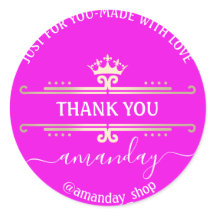 サンキューくもの巣ブティック王室のショップクラウンホットピンキー