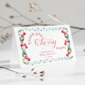 サンキューさくらんぼマルーブルートレンディーサンキューカード サンキューカード