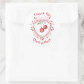 サンキューさくらんぼモティーコケットさくらんぼ ラウンドシール (バッグ)