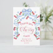 サンキューさくらんぼ多さくらんぼ上のサンキューカード サンキューカード (スタンド正面)