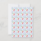 サンキューさくらんぼ多さくらんぼ上のサンキューカード サンキューカード (裏面)