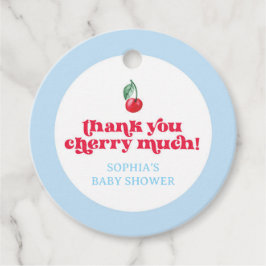 サンキューさくらんぼ多メッセージカード フェイバータグ