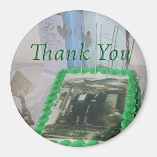 サンキューしゃれている マグネット (正面)