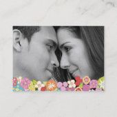 サンキューまたはテーブル座席表サマー春 プレイスカード (裏面)