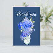 サンキューアジサイ園フラワーアート サンキューカード (スタンド正面)