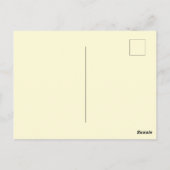 サンキューイースターバニーゴールデンレトリバー ポストカード (裏面)