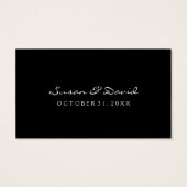 サンキューウェディングカード – スケルトン保持ハート (裏面)