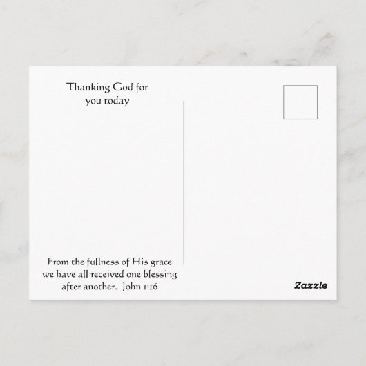 サンキューウエスタンカウボーイズ聖なる書物、 経典 ポストカード (裏面)