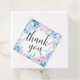 サンキューウォーエレガントターカラーフローラファームハウス フェイバータグ