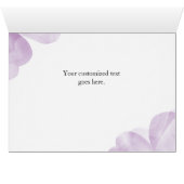 サンキューウォーターカラートンフライカードカスタマイズ-  (内部横(下))