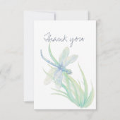 サンキューウォーターカラートンフライ自然アート サンキューカード (正面)