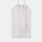 サンキューウォーターカラーフローラ素朴ウッドファームハウス ギフトタグ (裏面)