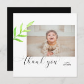 サンキューウォーターカラーベビーエレガントスワッシュシンプル (正面/裏面)