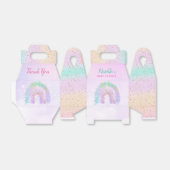 サンキューウォーターカラーレインボーベビーシャワー誕生日 フェイバーボックス (折り畳みなし)