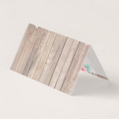 サンキューウッド素朴カントリーファームハウスバラカード (裏面)