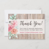 サンキューウッド素朴カントリーファームハウスバラカード 招待状 (正面)