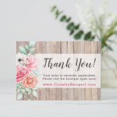 サンキューウッド素朴カントリーファームハウスバラカード 招待状 (スタンド正面)