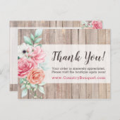 サンキューウッド素朴カントリーファームハウスバラ ポストカード (正面/裏面)
