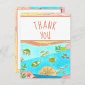 サンキューウミガメの芸術 ポストカード (正面/裏面)