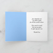 サンキューエコー - ユーモアメッセージ サンキューカード (内部)