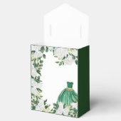 サンキューエメラルドグリーンホワイト牡丹プリンセスドレス フェイバーボックス (オープン)