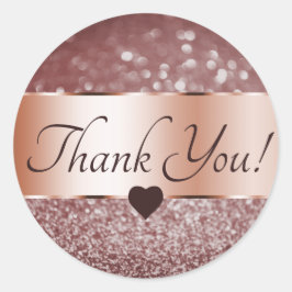 サンキューエレガントバラ金ゴールドブルゴーニュグリッタースターズ ラウンドシール
