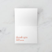 サンキューカジュアル ロングタンジェリンノートカード サンキューカード (内部)