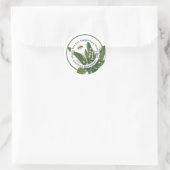 サンキューカスタムハニーワイルドフラワービーアピアレーベル ラウンドシール (バッグ)