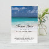 サンキューカスタムビーチ葬儀悔やみや弔慰悲しみ サンキューカード (スタンド正面)