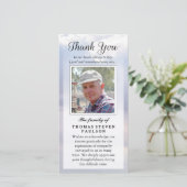 サンキューカスタム悔やみや弔慰- Peace Sky サンキューカード (スタンド正面)