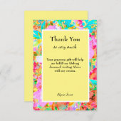 サンキューカスタム文字編集可能大事な行事 サンキューカード (正面/裏面)