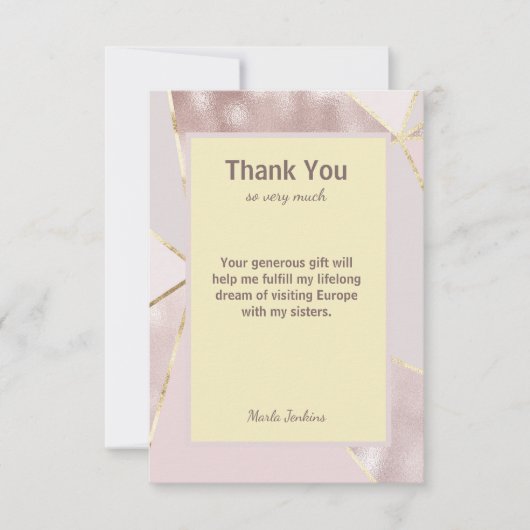 サンキューカスタム文字編集可能大事な行事 サンキューカード (正面)