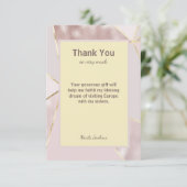 サンキューカスタム文字編集可能大事な行事 サンキューカード (スタンド正面)