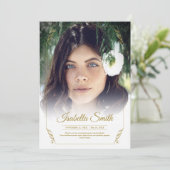 サンキューカスタム葬儀フォト悔やみや弔慰悲しい損失 サンキューカード (スタンド正面)