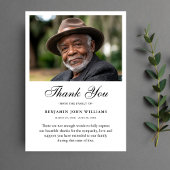 サンキューカスタム葬儀フォト悔やみや弔慰悲しい損失 サンキューカード