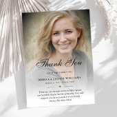 サンキューカスタム葬儀フォト悔やみや弔慰 アクリル招待状