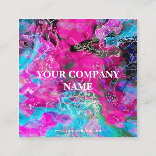 サンキューカスタム スクエア名刺 (裏面)