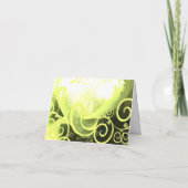 サンキューカラリリーイエローゴールデンライム サンキューカード (裏面)