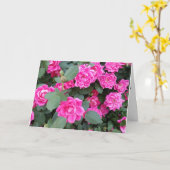 サンキューカードとバラ カード (黄色い花)